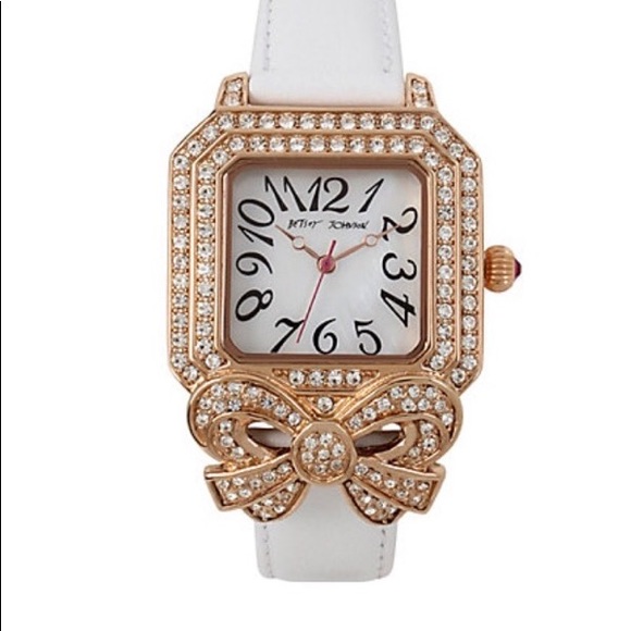 Betsey Johnson Accessories - Betsey Johnson Crystal Bowtastic Watch